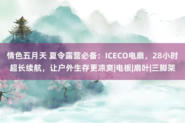 情色五月天 夏令露营必备：ICECO电扇，28小时超长续航，让户外生存更凉爽|电板|扇叶|三脚架